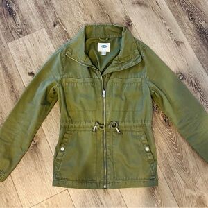 Old Navy Sage Green Zip-Up Jacket